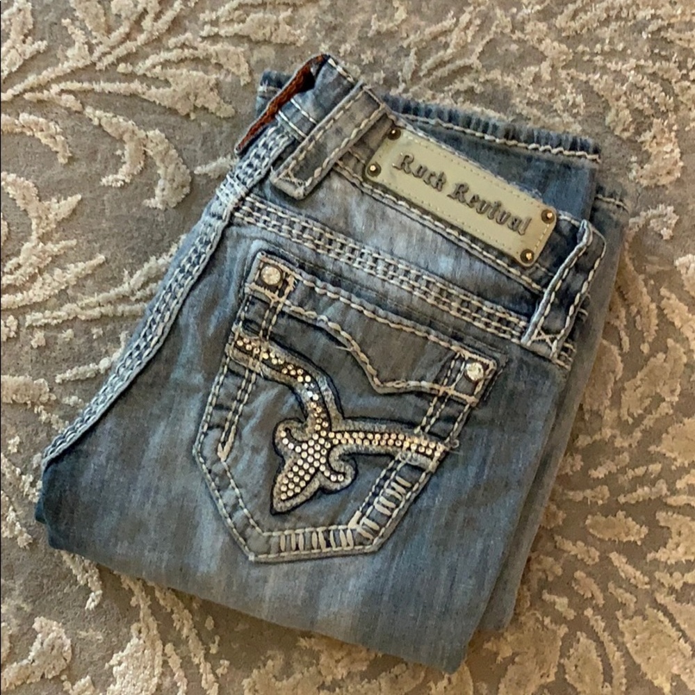 Rock revival woman’s jeans
